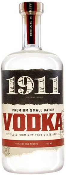 1911 Premium Small Batch Vodka distilled from Apples