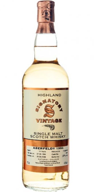 Aberfeldy 1994 14 Year Signatory Vintage