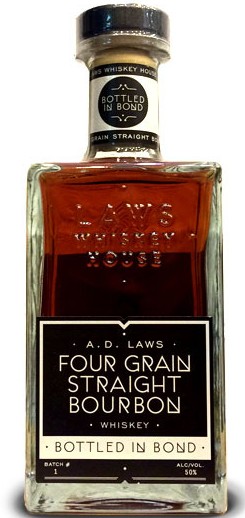 A.D. Laws Four Grain Straight Bourbon Bottled in Bond
