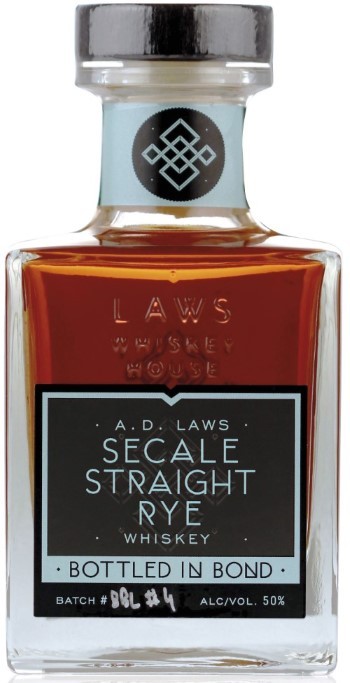 A.D. Laws Secale Straight Rye Bottled-In-Bond