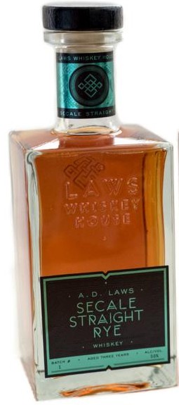 A.D. Laws Single Barrel Secale Straight Rye