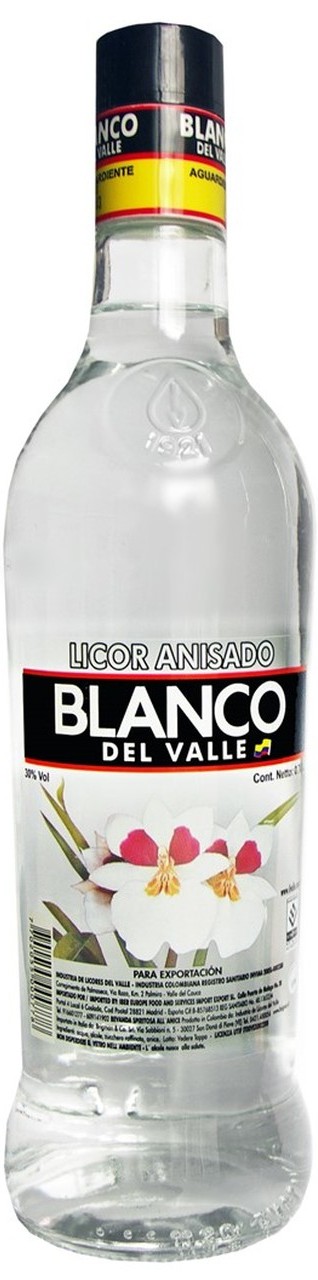 Aguardiente Blanco del Valle
