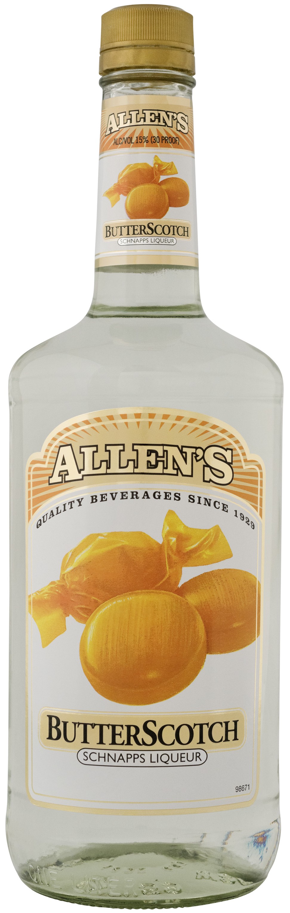 Allen's Butterscotch Liqueur