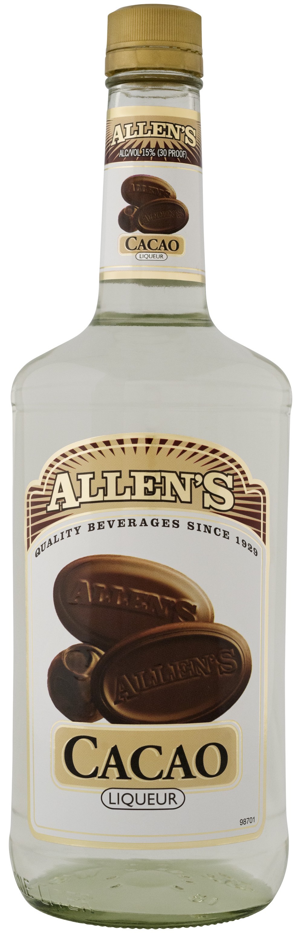 Allen's Creme de Cocoa White Liqueur