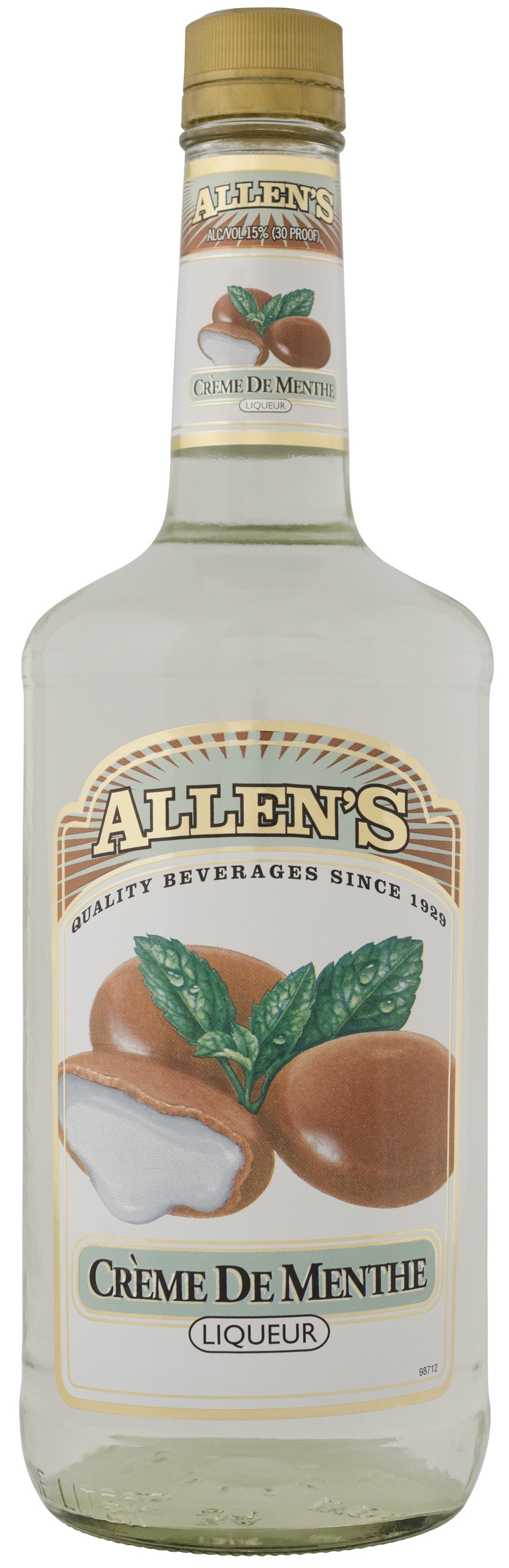 Allen's Creme de Menthe White Liqueur