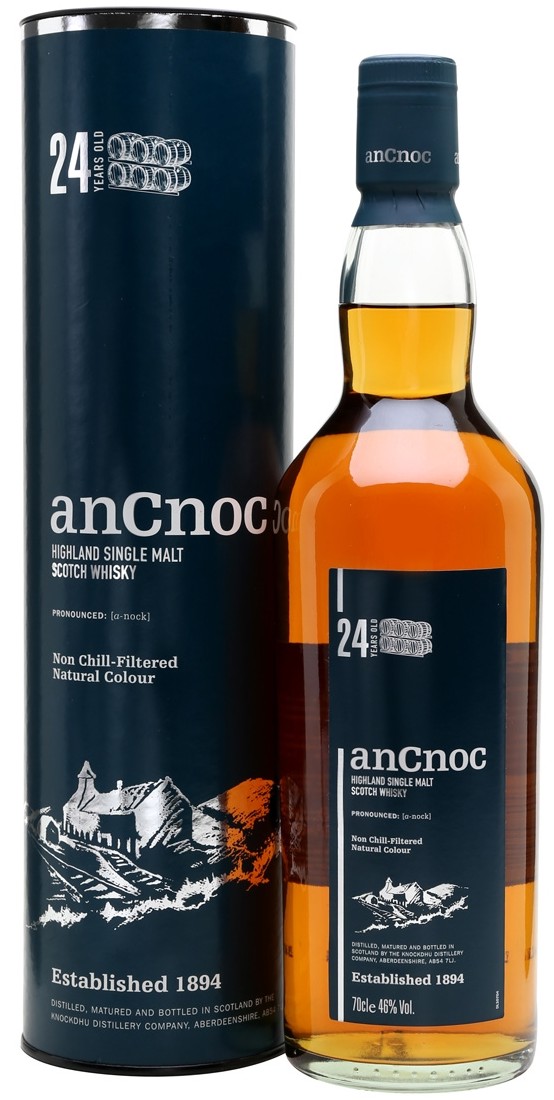 Ancnoc 24 Yr Old Singl Malt Scotch Whisky