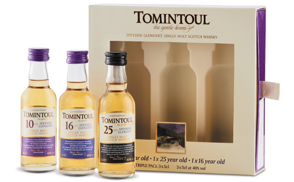 Angus Dundee Tomintoul Miniature Tri Pack
