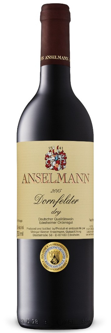 Anselmann Edesheimer Ordensgut Dornfelder Dry 2015