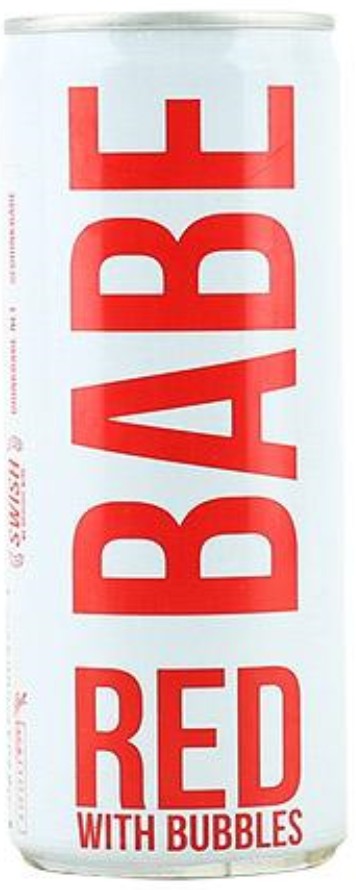 Babe Red With Bubbles