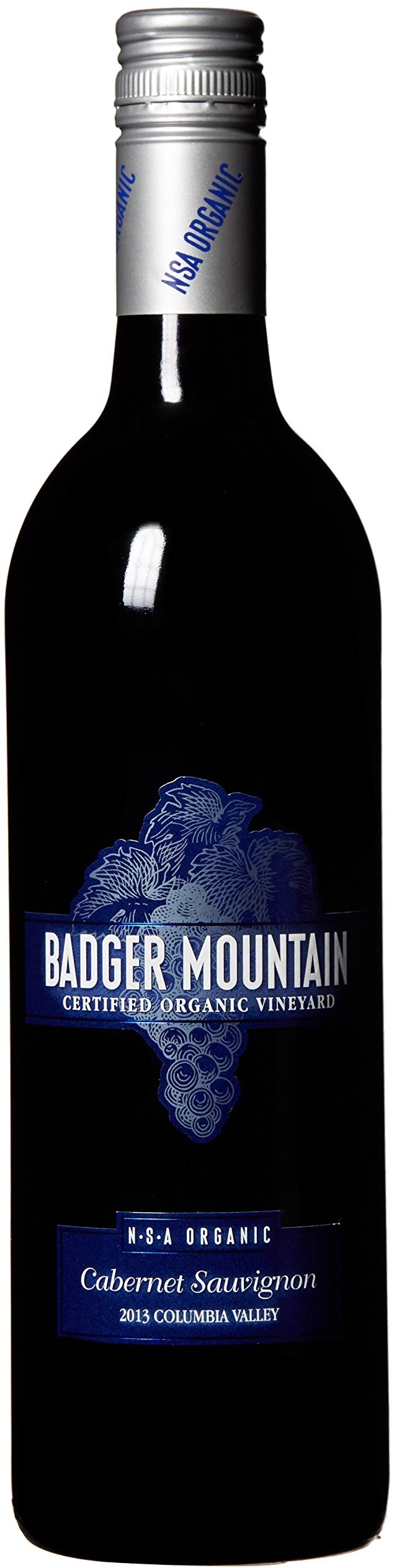 Badger Mountain Merlot, USDA Organic, No Sulfites Added 2016