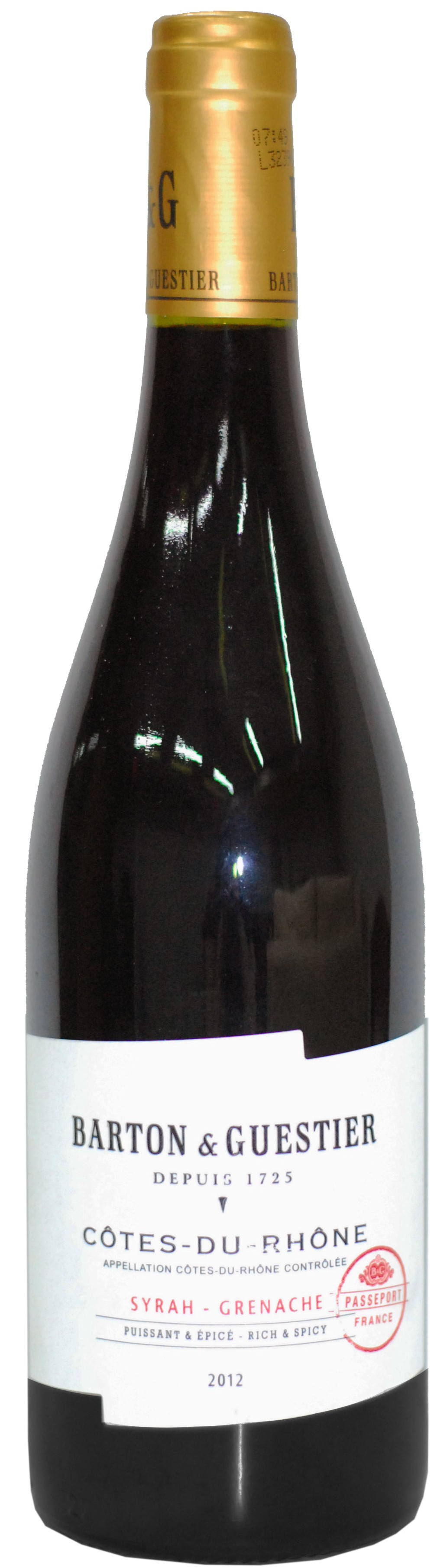 Barton & Guestier Cotes du Rhone Passport 2013