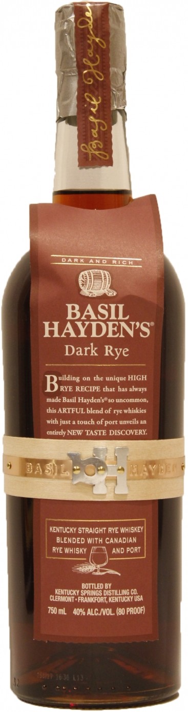 Basil Hayden's Dark Rye Whiskey