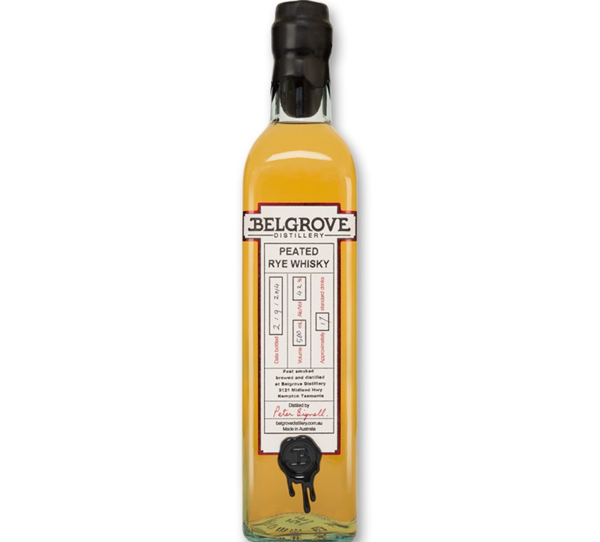 Belgrove Peated Rye Whisky