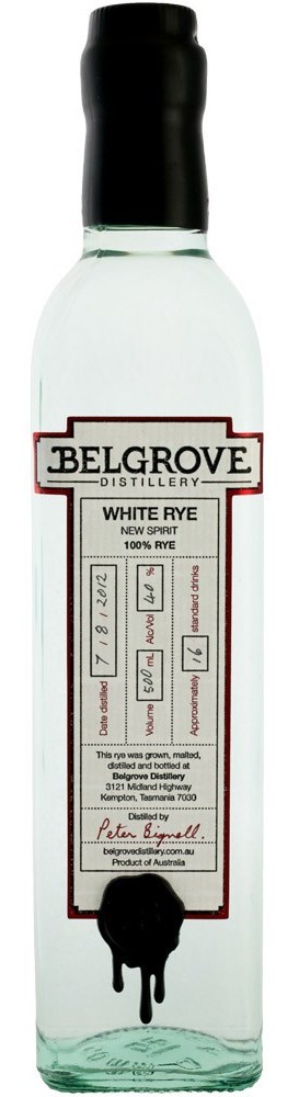 Belgrove White Rye Whiskey