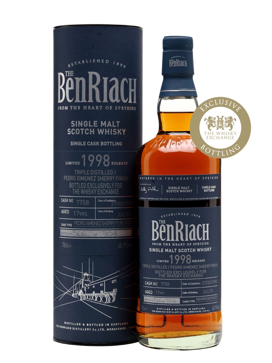 Benriach 1998 Single Cask Scotch Cask 7759