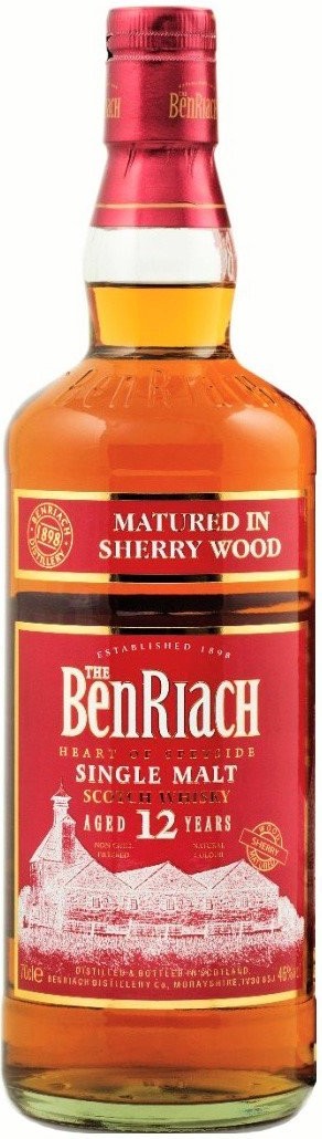 BenRiach Sherry Wood 12 Year Scotch Whisky
