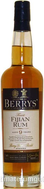 Berrys' Finest Fijian Rum 9 Year