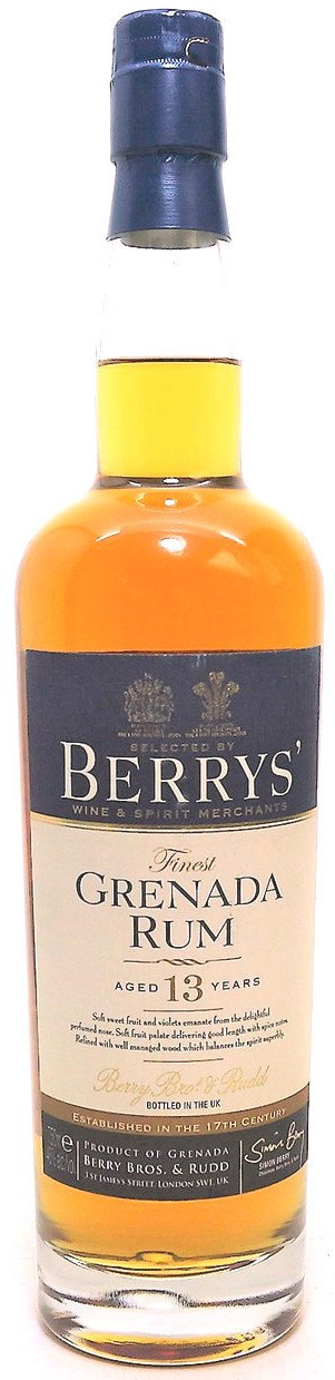 Berrys' Finest Grenada Rum 13 Year