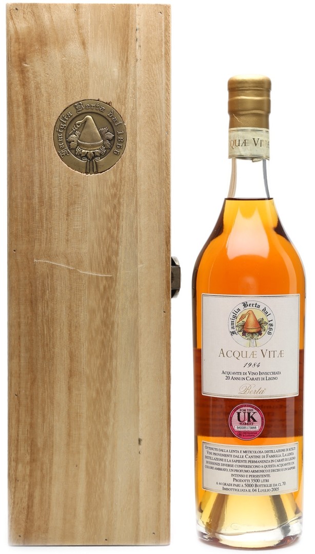 Berta Acquae Vitae 20 Anni