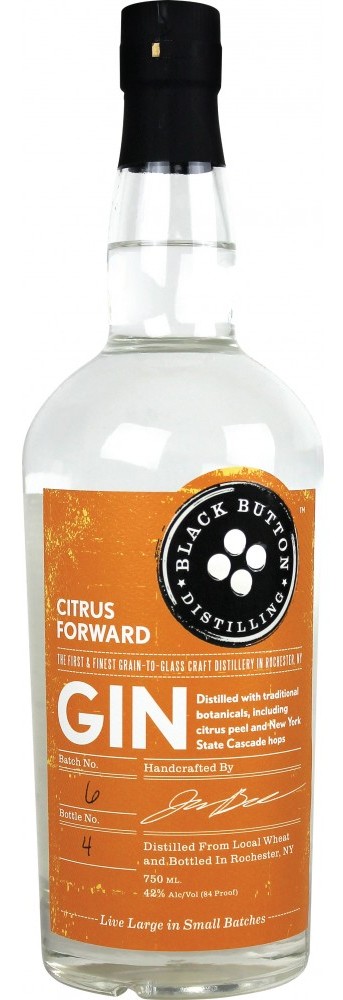 Black Button Citrus Forward Gin