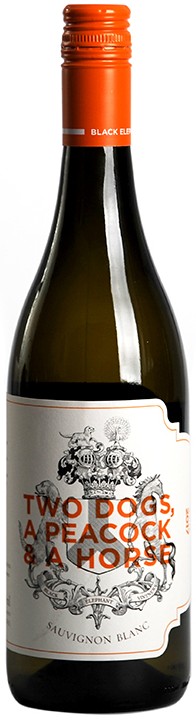 Black Elephant Vintners Two Dogs A Peacock & A Horse 2018