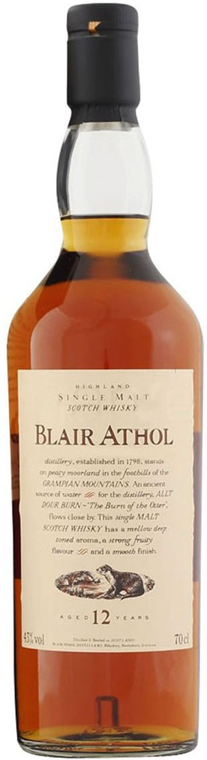 Blair Athol 12 Year Flora & Fauna Whiskey