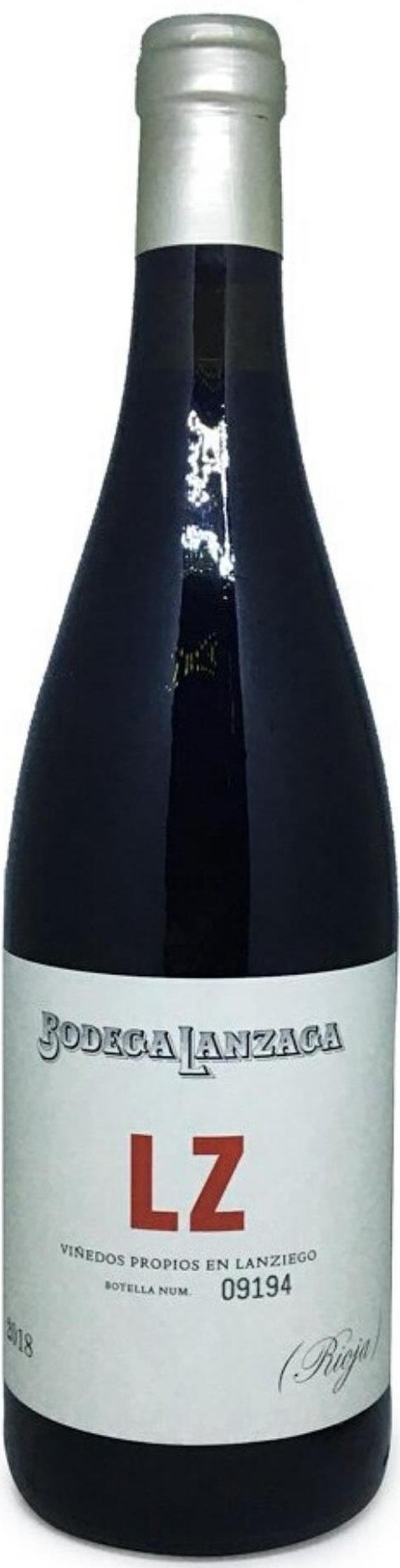 Bodega Lanzaga Rioja LZ 2018