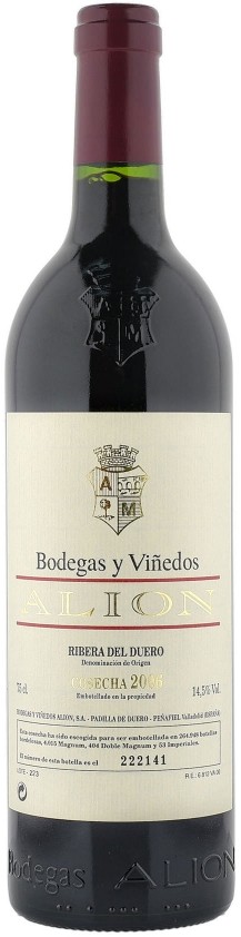 Bodegas y Vinedos Alion 2006