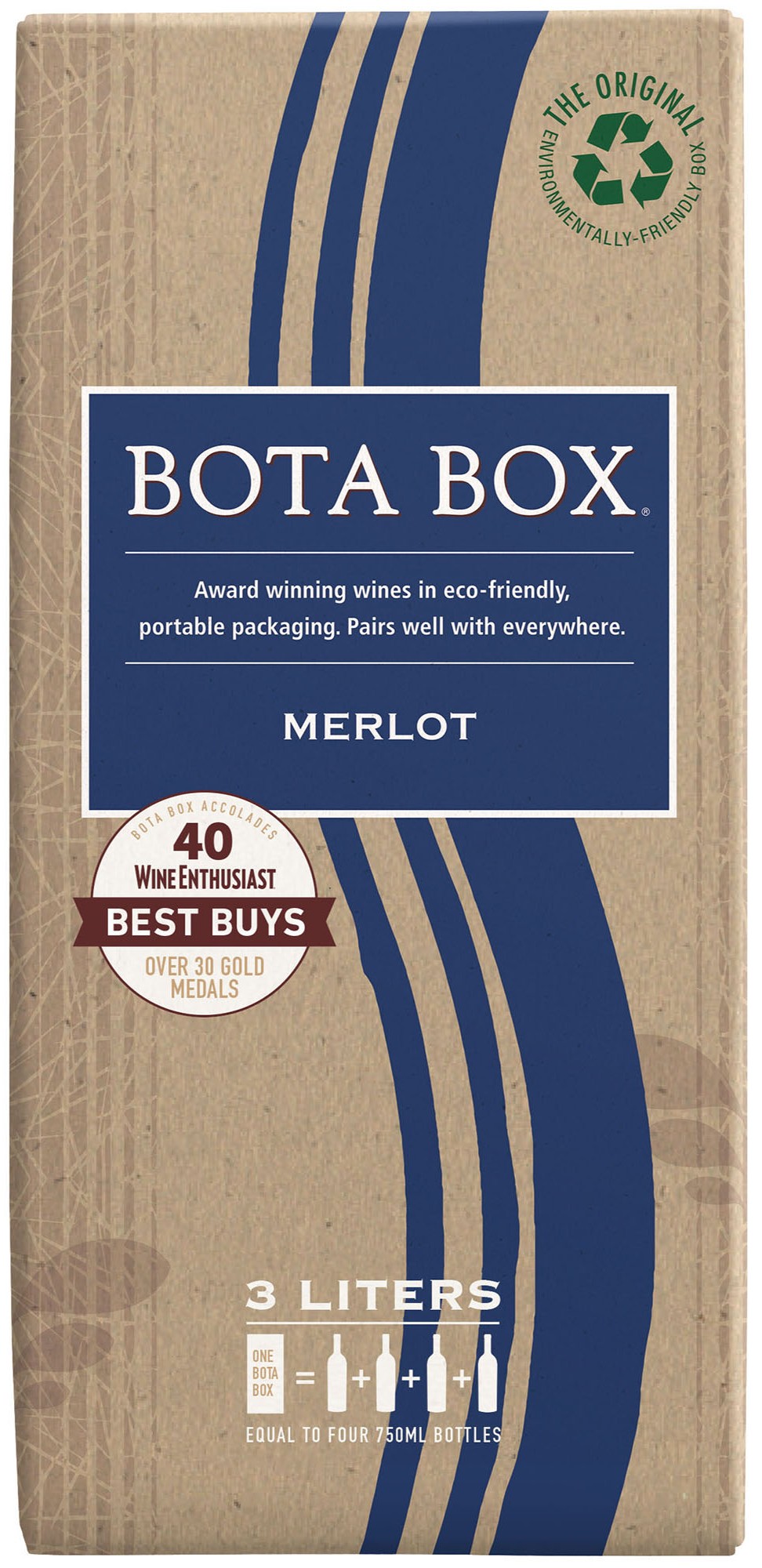 Bota Box Merlot 2018 3.0L box