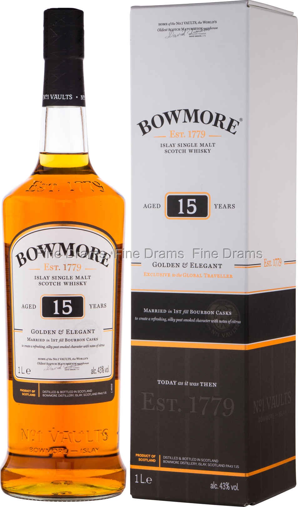 Bowmore 15 Year Golden and Elegant