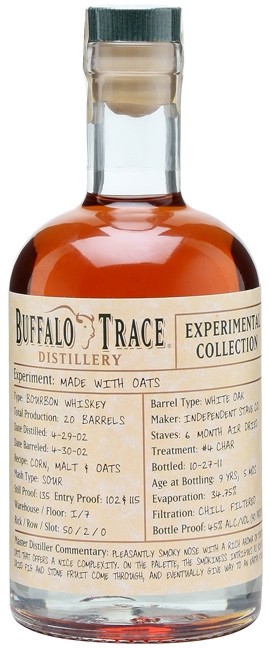 Buffalo Trace Experimental Collection Oat Bourbon Whiskey