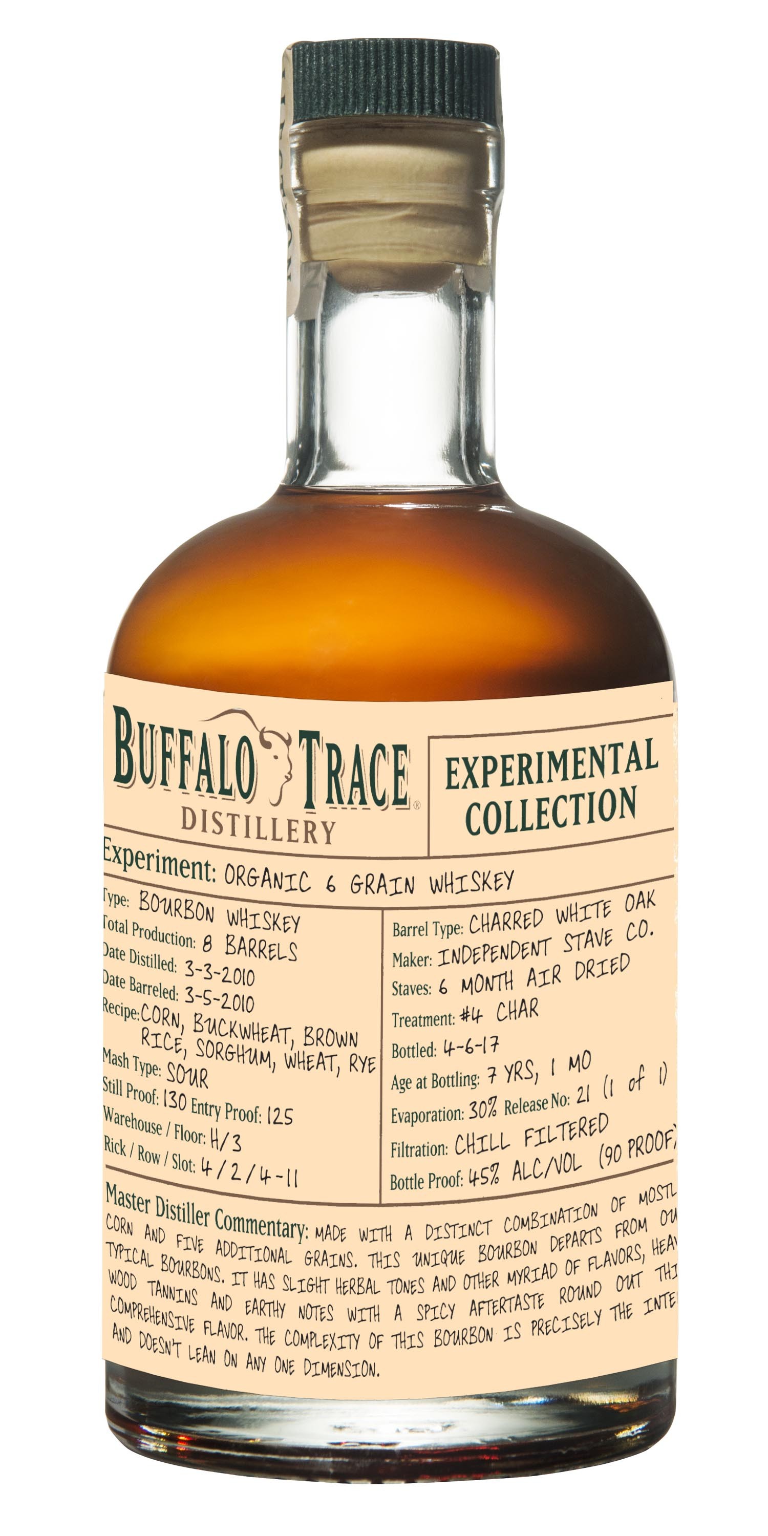 Buffalo Trace Experimental Collection Organic 6 Grain Whiskey