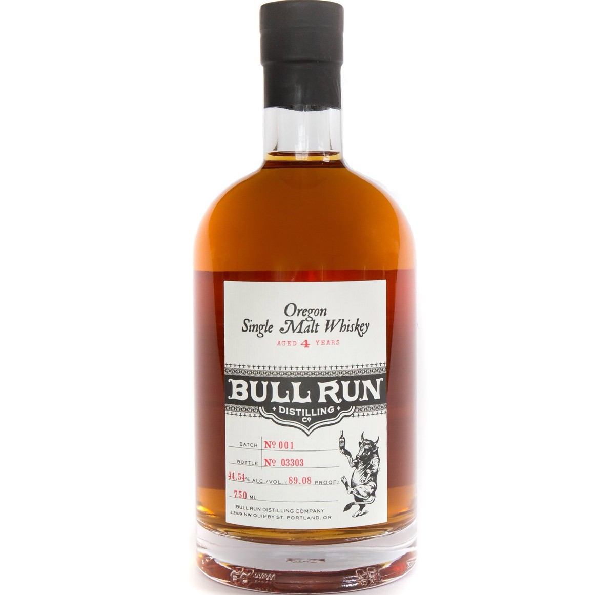 Bull Run Oregon Single Malt Whiskey