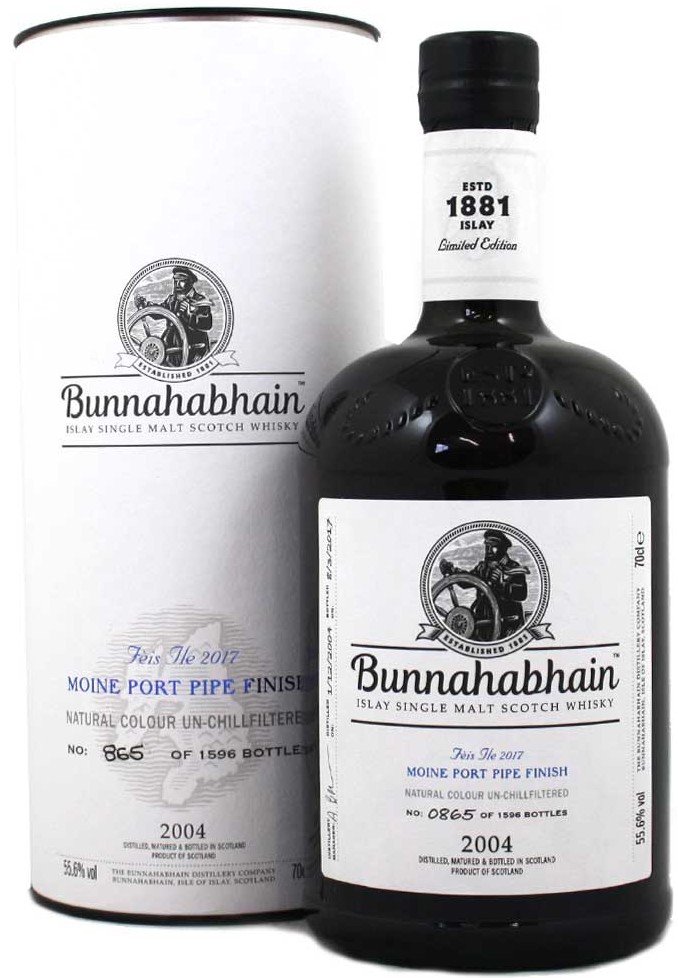Bunnahabhain 2017 Feis Ile Moine Port Pipe Finish