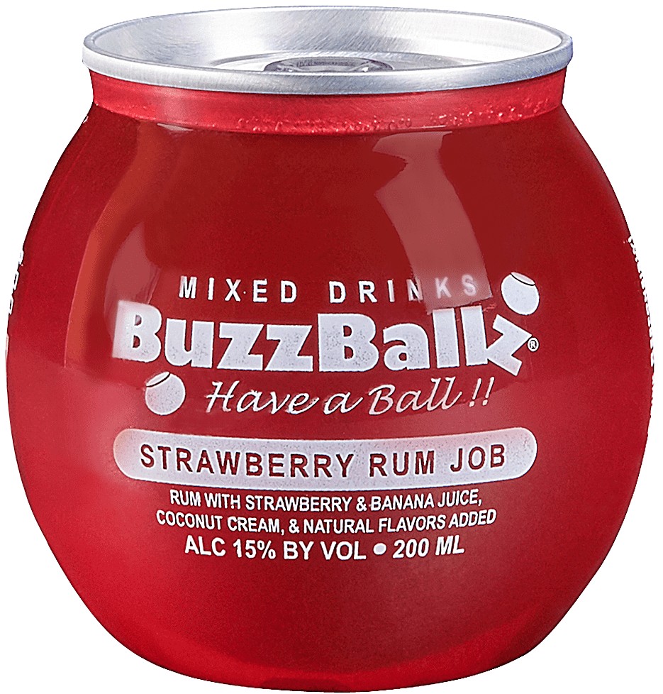 BuzzBallz Strawberry Rum Job