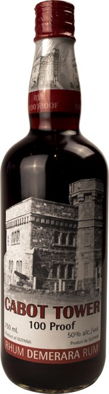Cabot Tower 100 Proof Rum