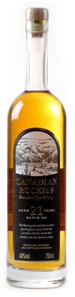 Canadian Rockies 21 Year Whisky