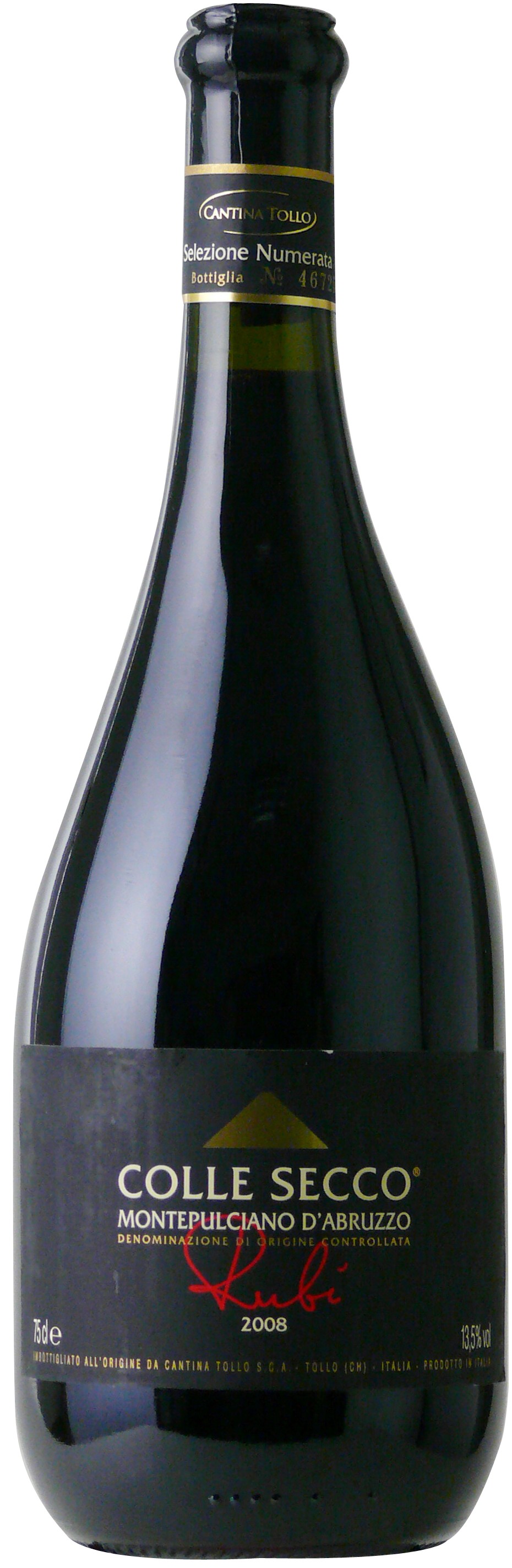 Cantina Tollo 'Colle Secco Rubino' Montepulciano d'Abruzzo DOC