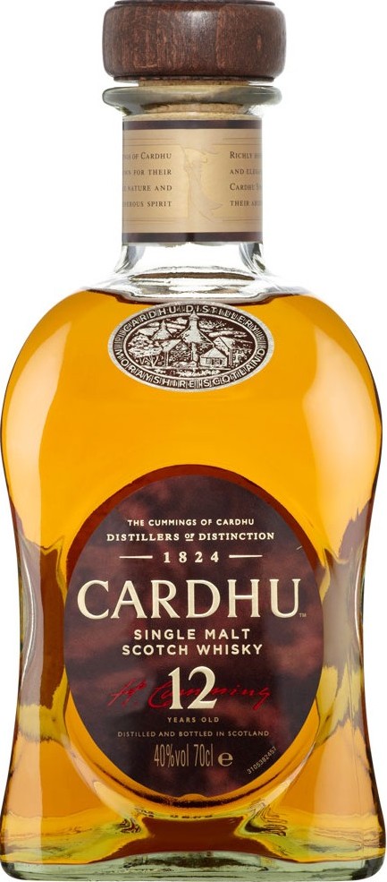 Cardhu 12 Year Old Single Malt Scotch Whiskey 750 mL