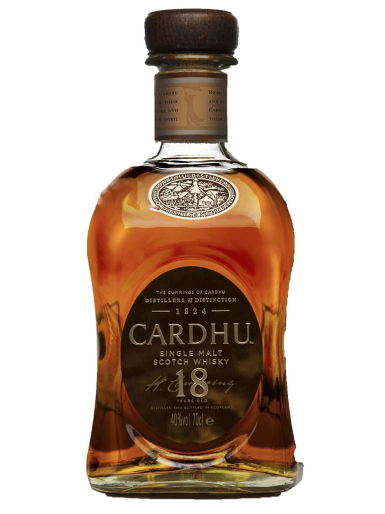 Cardhu 18 Year Old Single Malt Scotch Whiskey