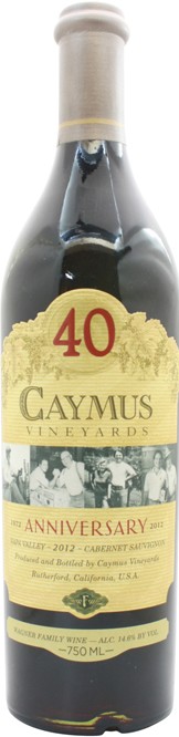 Caymus 40th Anniversary Cabernet Sauvignon 2012