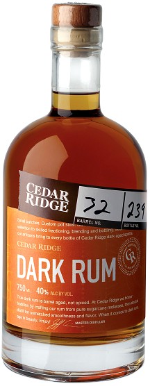 Cedar Ridge Dark Rum