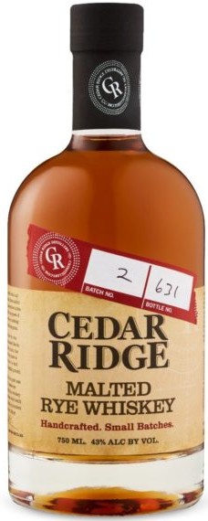 Cedar Ridge Malted Rye Whiskey