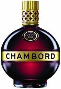 Chambord Black Raspberry Liqueur w/ Glasses
