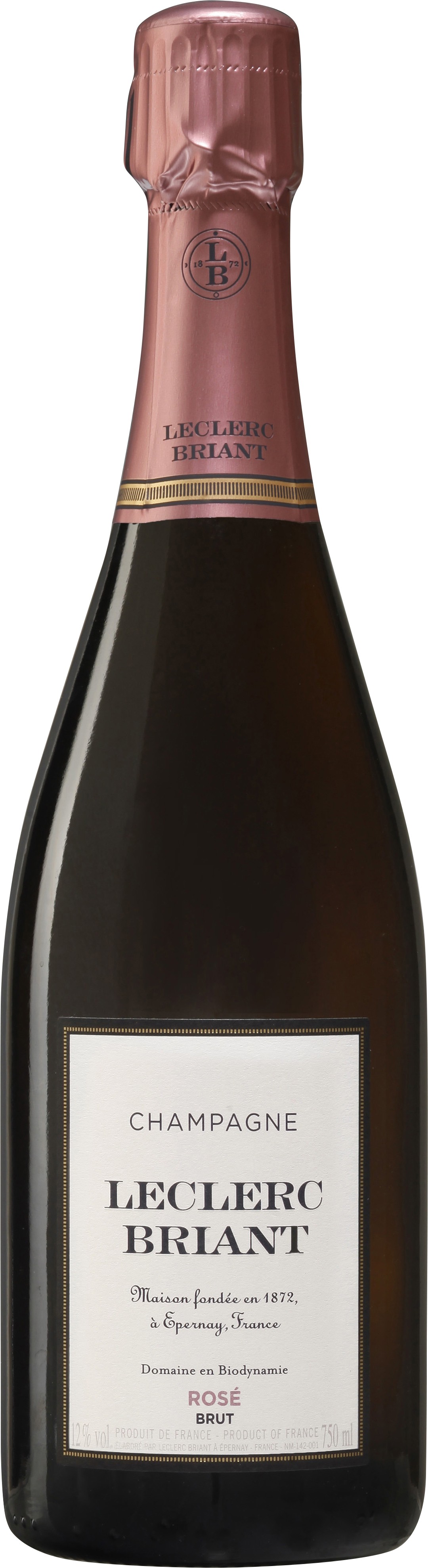 Champagne Leclerc Briant Brut Rose Organic