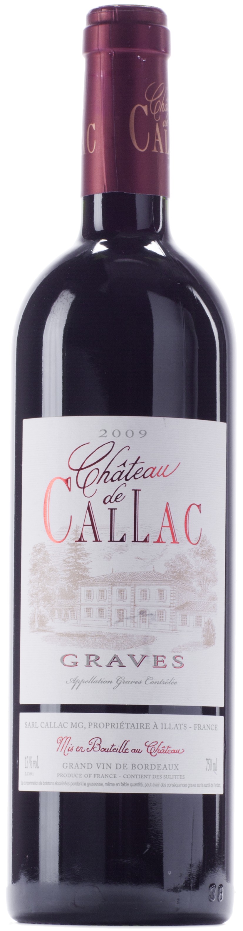 Chateau De Callac Graves Red