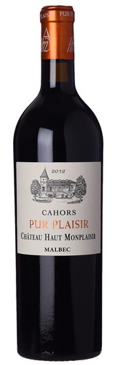 Chateau Haut Monplaisir Pur Plaisir Cahors Malbec 2012