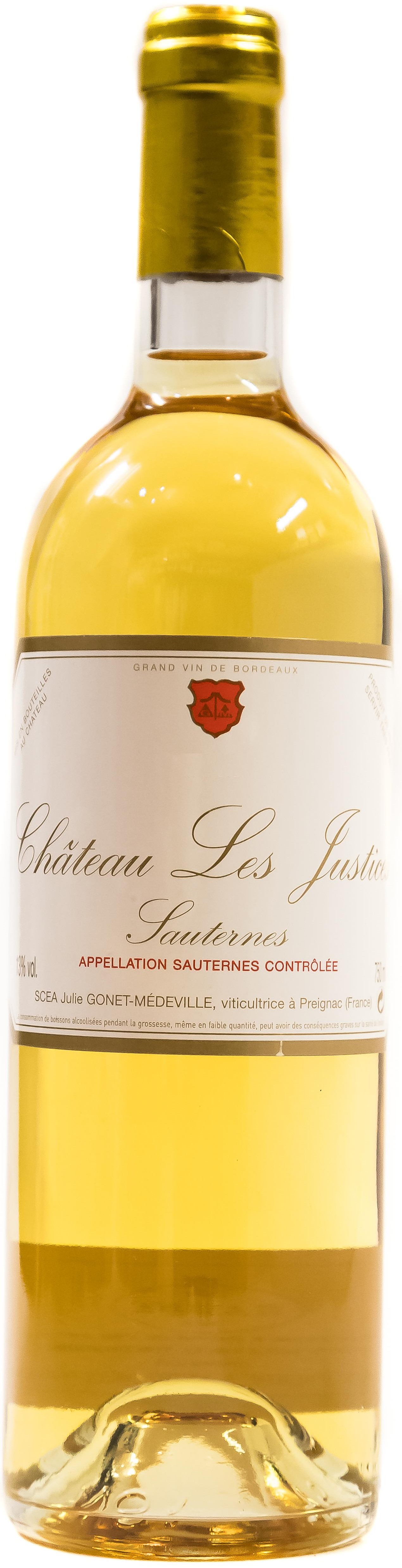 Chateau Les Justices Sauternes 2015