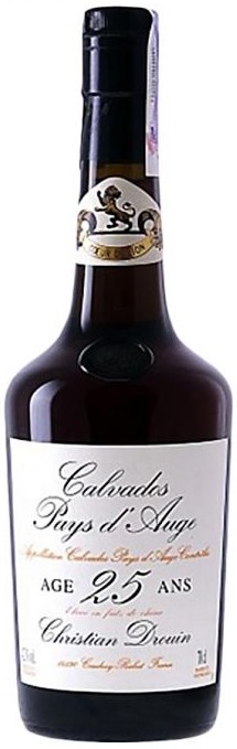 Christian Drouin Calvados 25 Year Apple Brandy