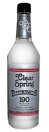 Clear Spring Grain Alcohol